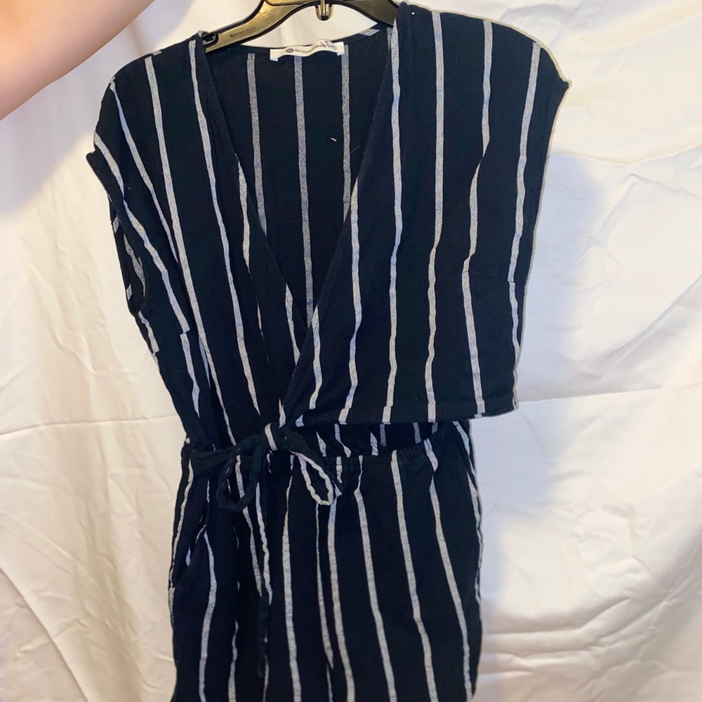 Striped romper